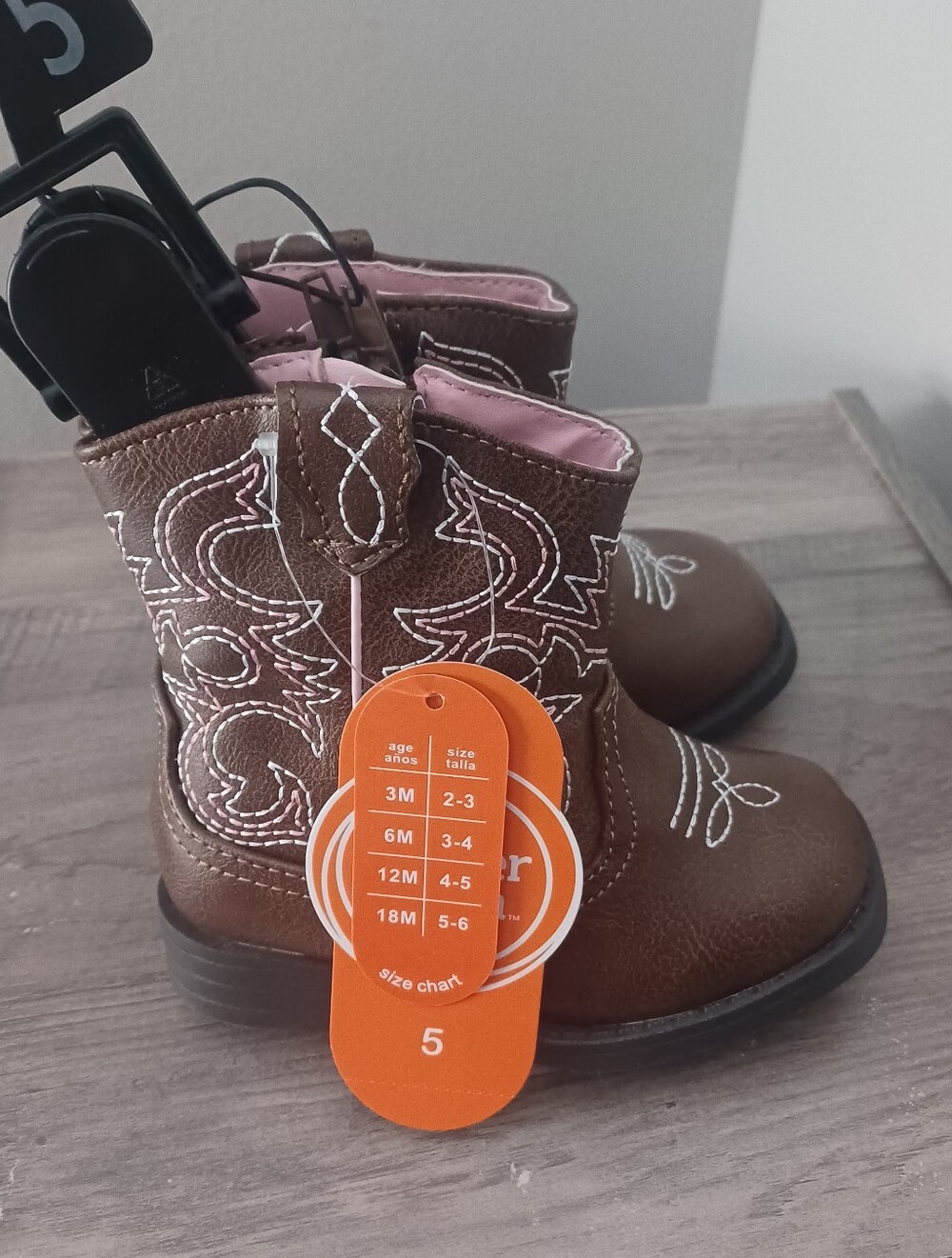 Wonder Nation Cowboy Boots Infants Sz 5